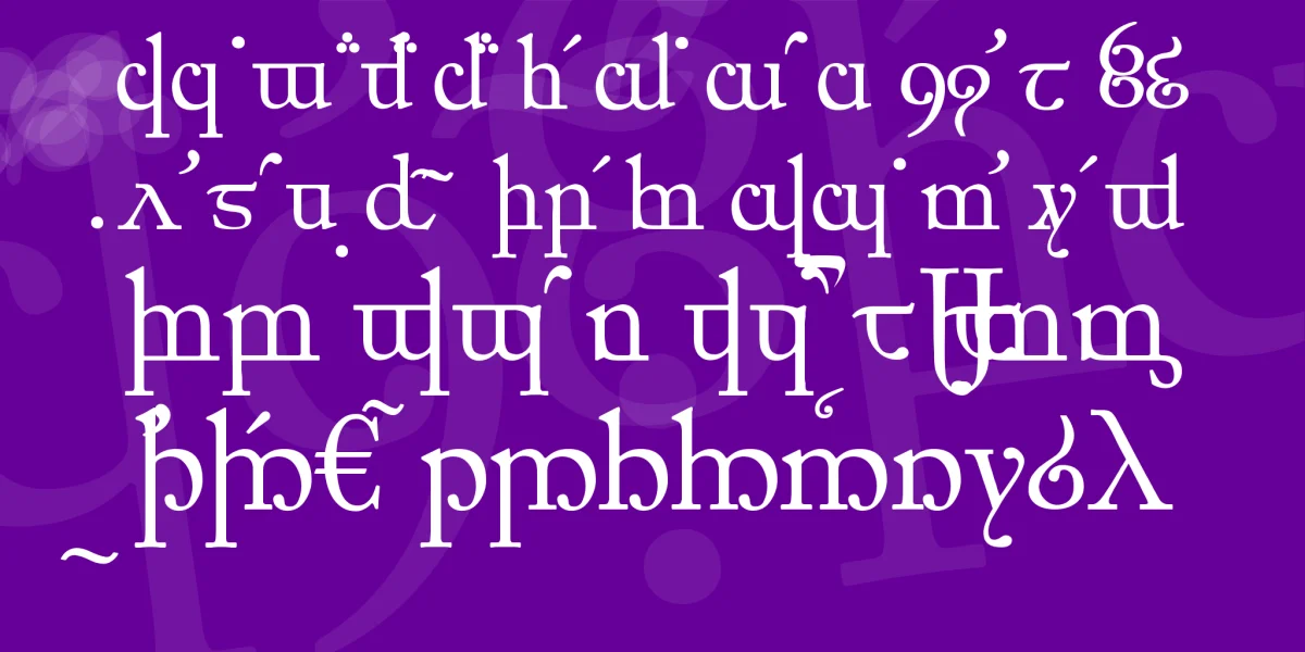 Elfic Caslin Font preview 3