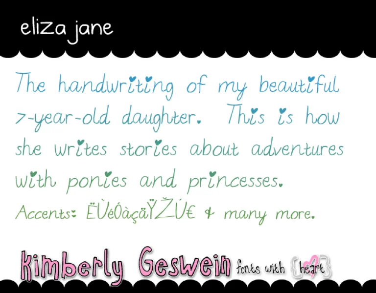 elizajane Font