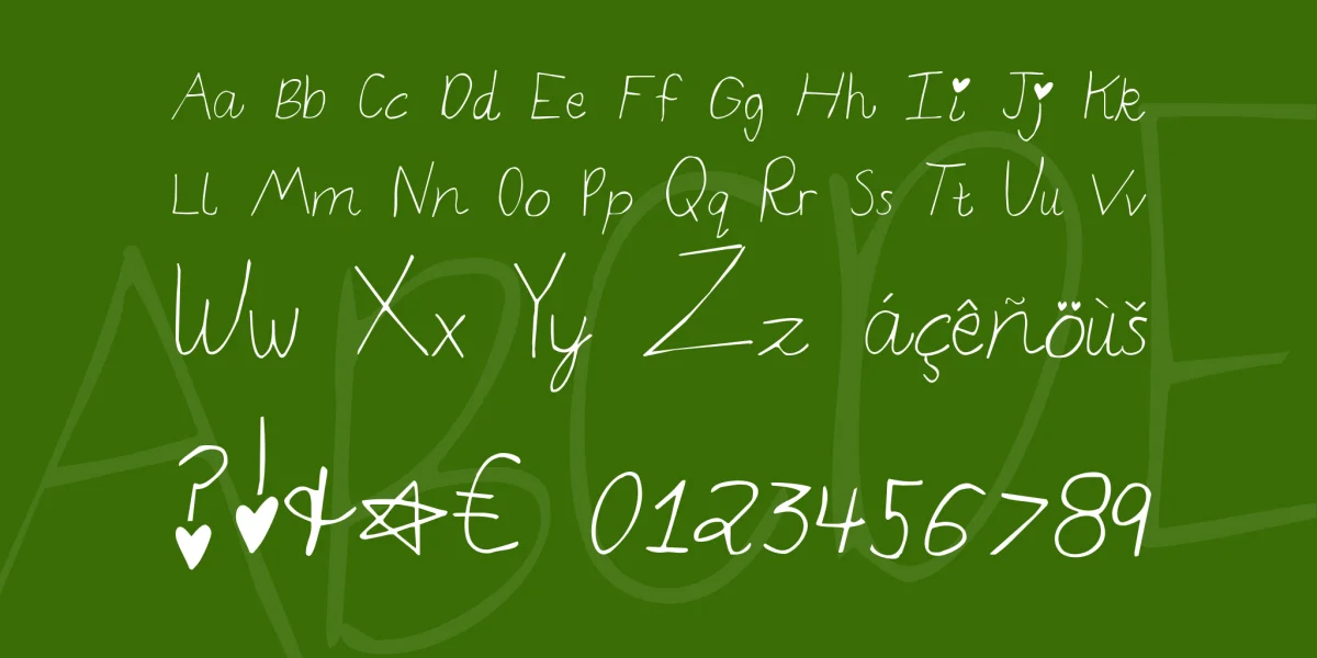 elizajane Font preview 3
