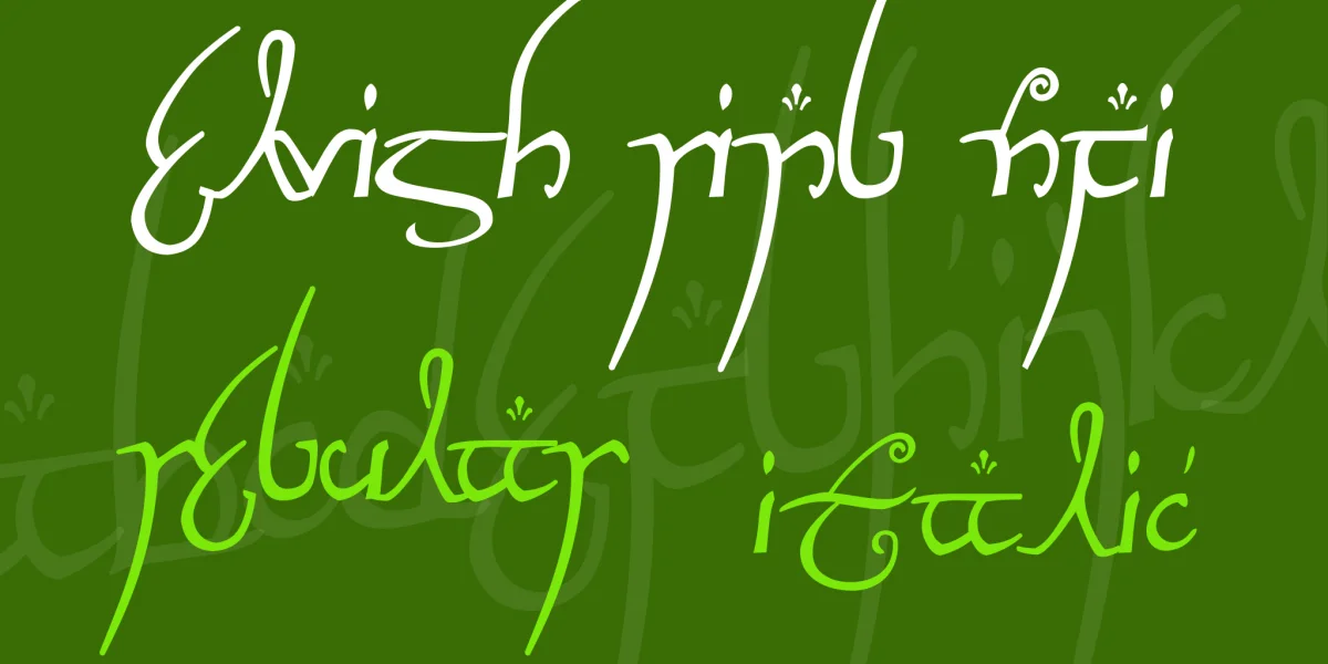 Elvish Ring NFI Font Family