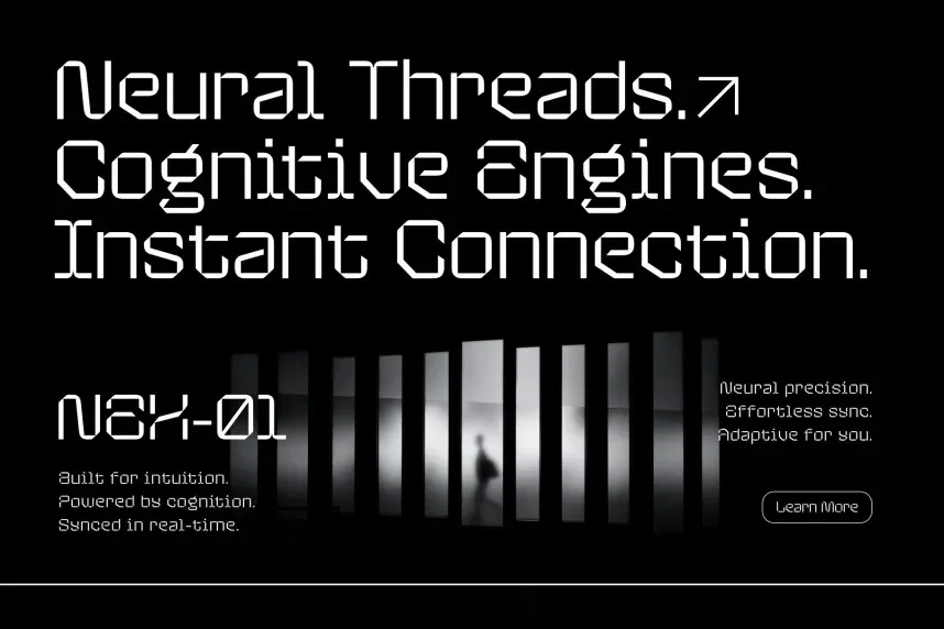 Elyptix Font preview 6