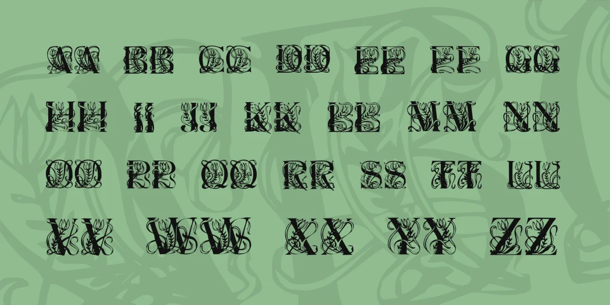 Elzevier Caps Font preview 2