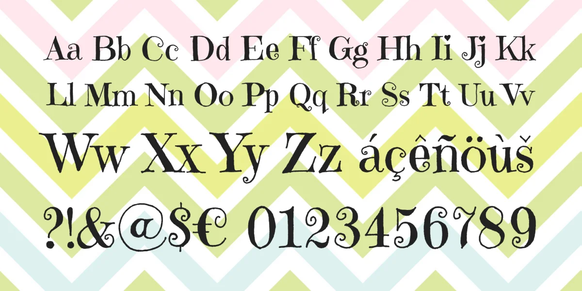 Emilys Candy Font preview 4
