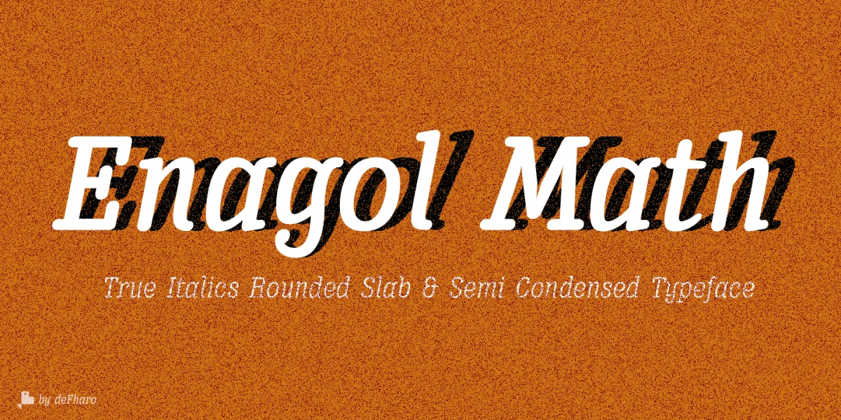 Enagol Math Font Family preview 4