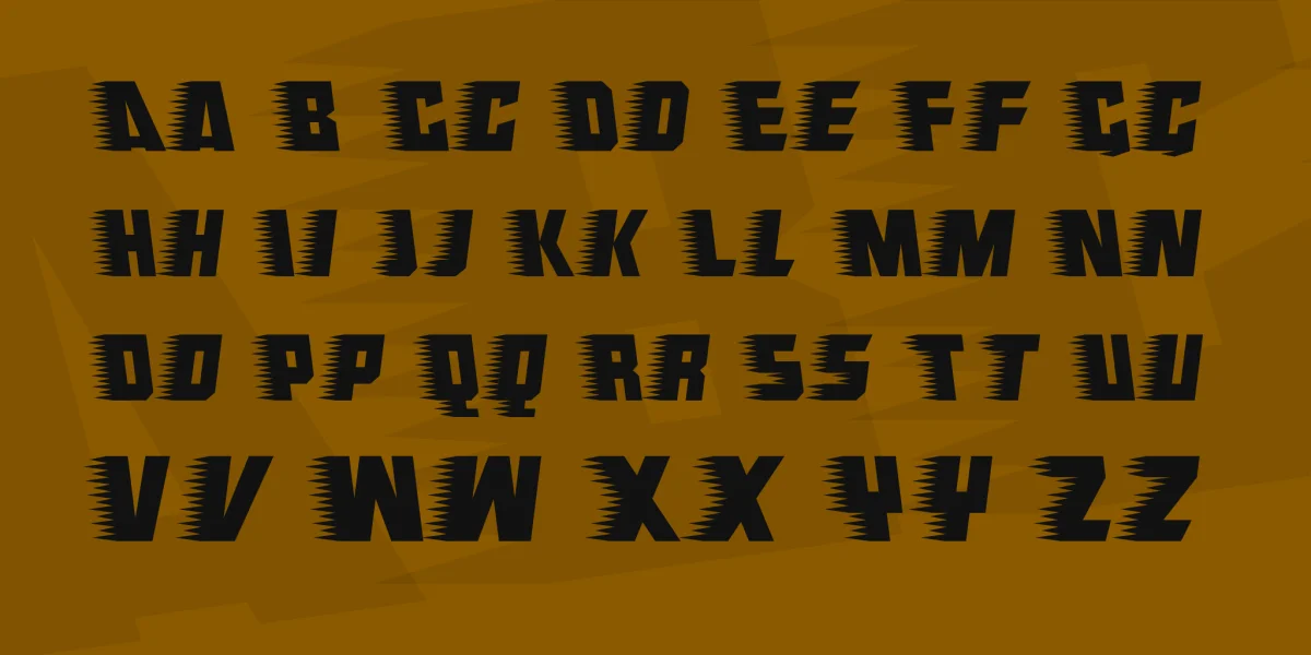 Endeavour forever Font preview 2