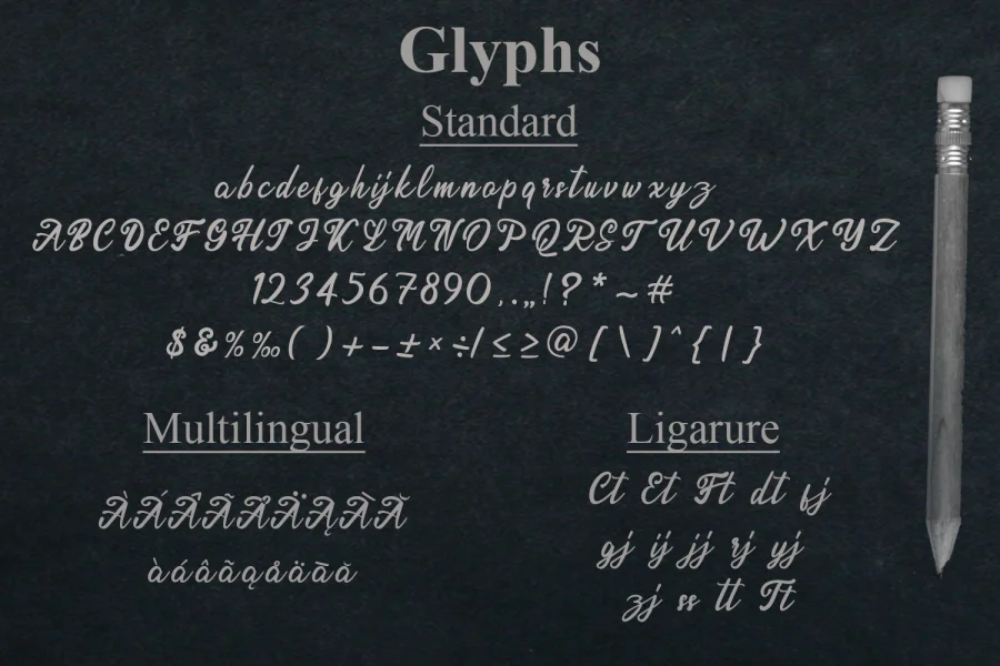 Endolitta Font preview 2