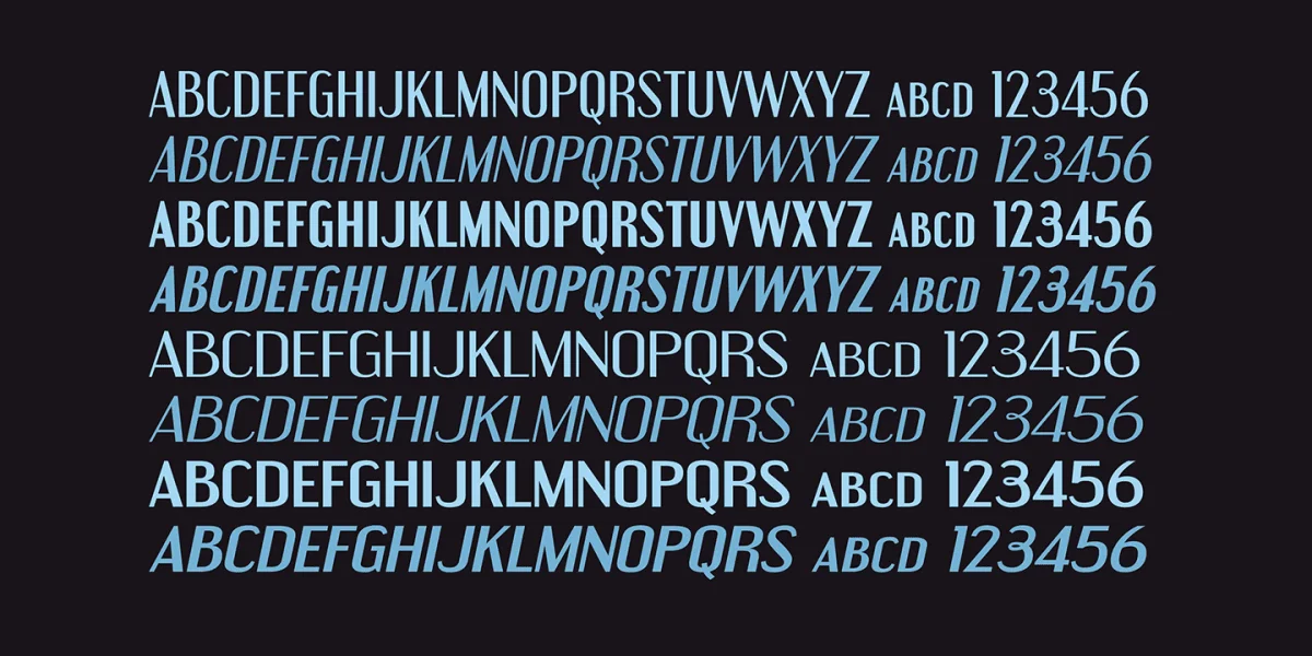Engebrechtre Font Family preview 4