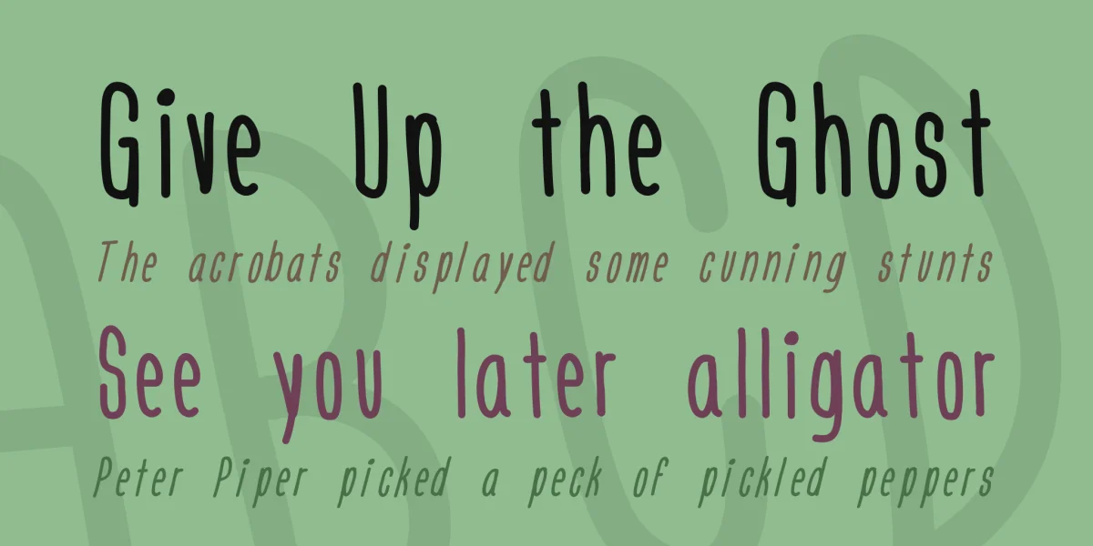 Engine Font Family preview 4