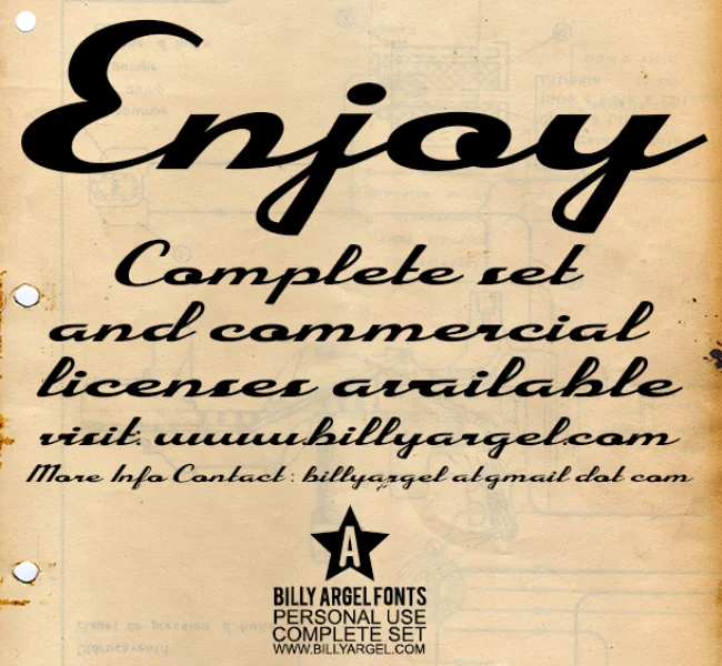 Enjoy Personal Use Font