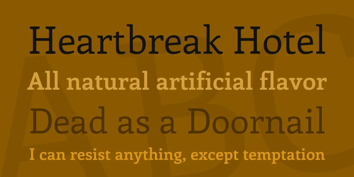 Enriqueta Font Family preview 2