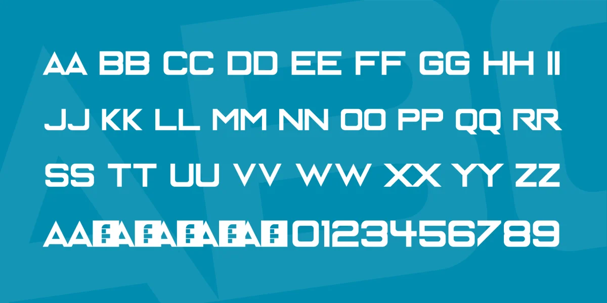 Enter The Grid Font preview 3