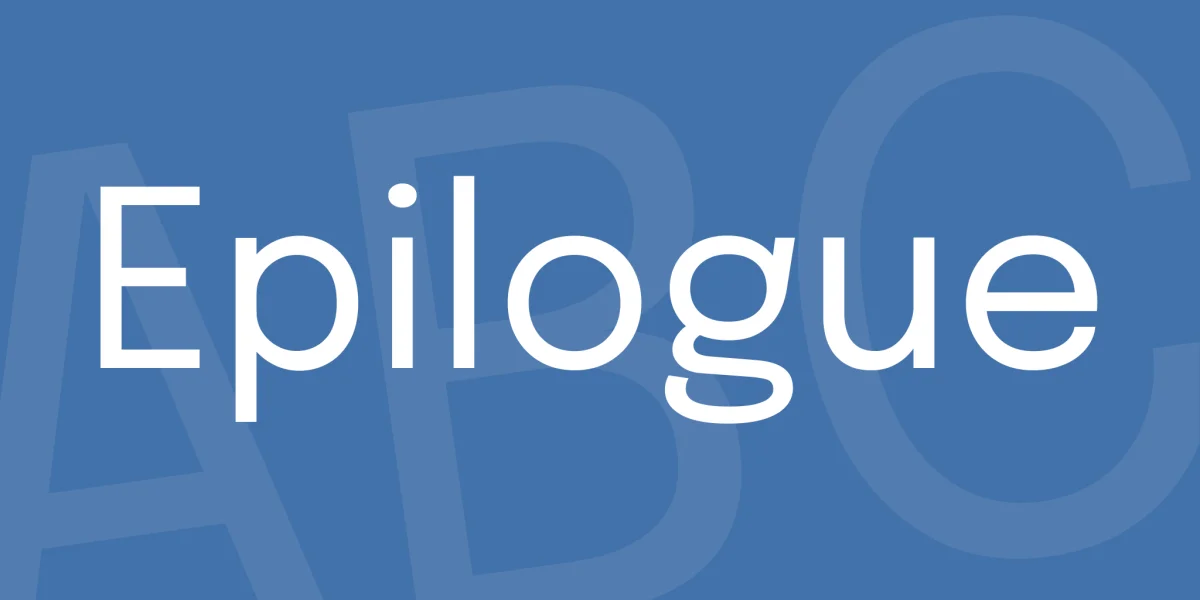 Epilogue Font Family