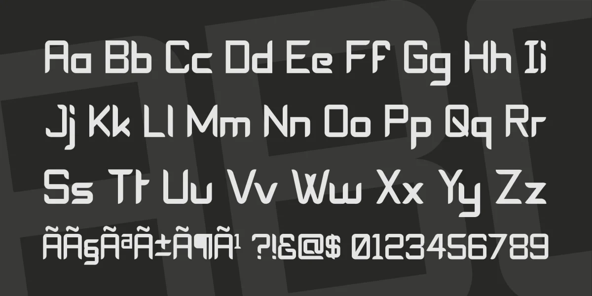 Epyval Font preview 4