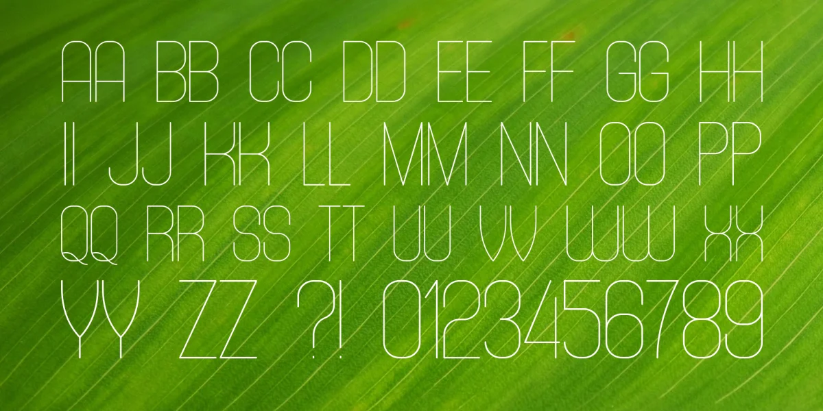 Equality Font preview 3