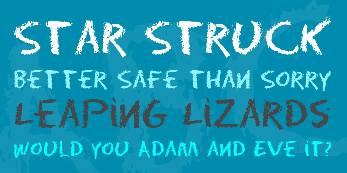 Eraser Font Family preview 2