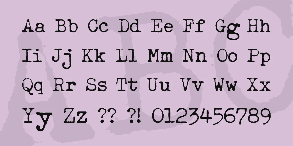 Esat Hoxha NRML Font preview 5