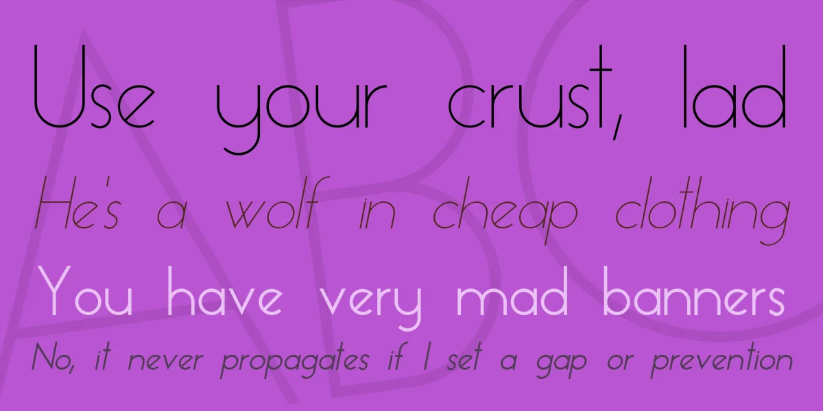 Essence Sans Font Family preview 3