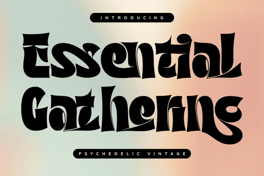 Essential Gathering Demo Font preview 9