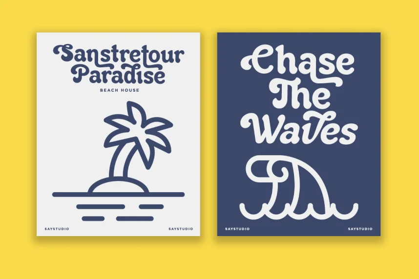 Estrella – Aesthetic Retro Font preview 4