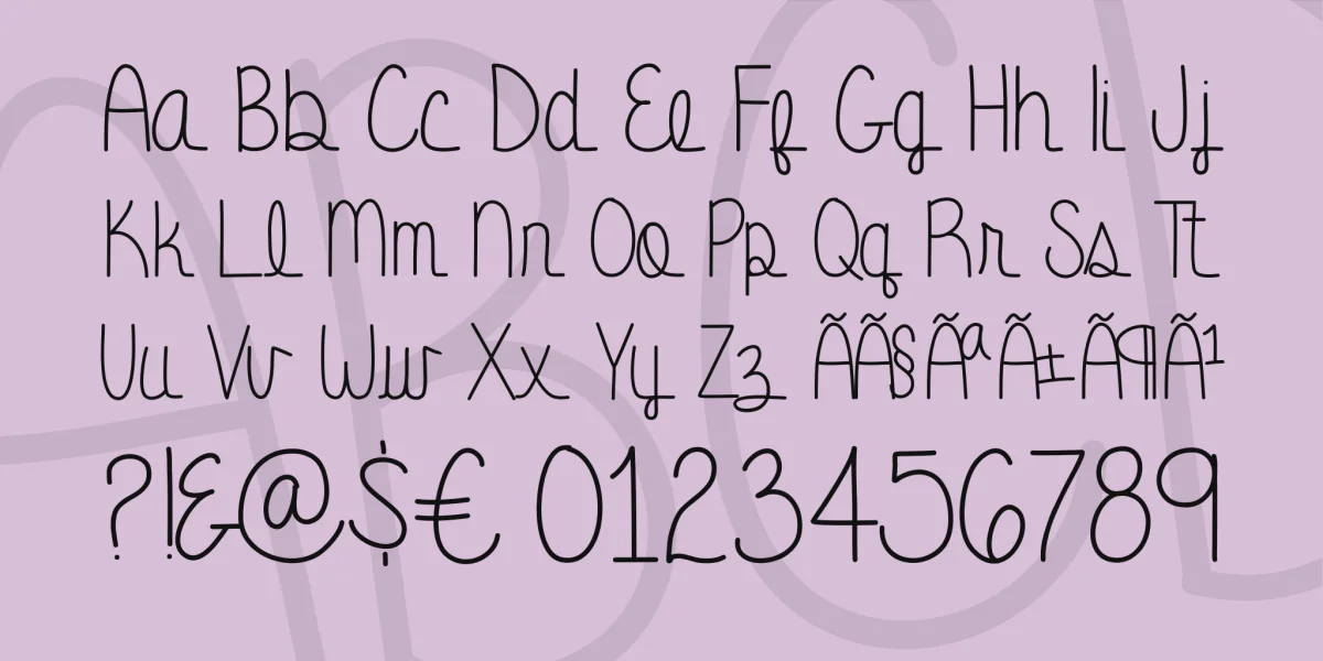 Eternal Promise Font preview 4