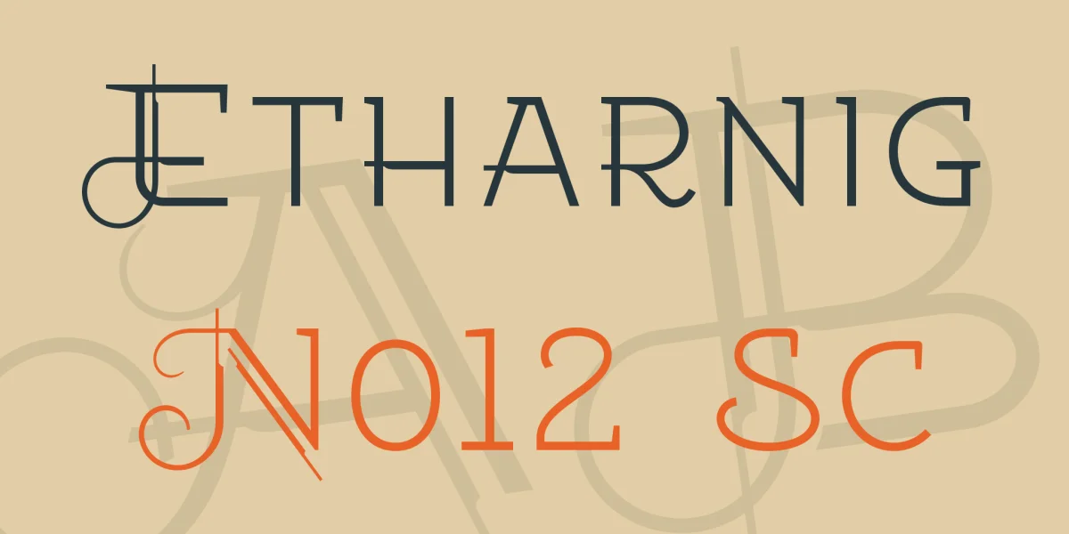 Etharnig Font Family