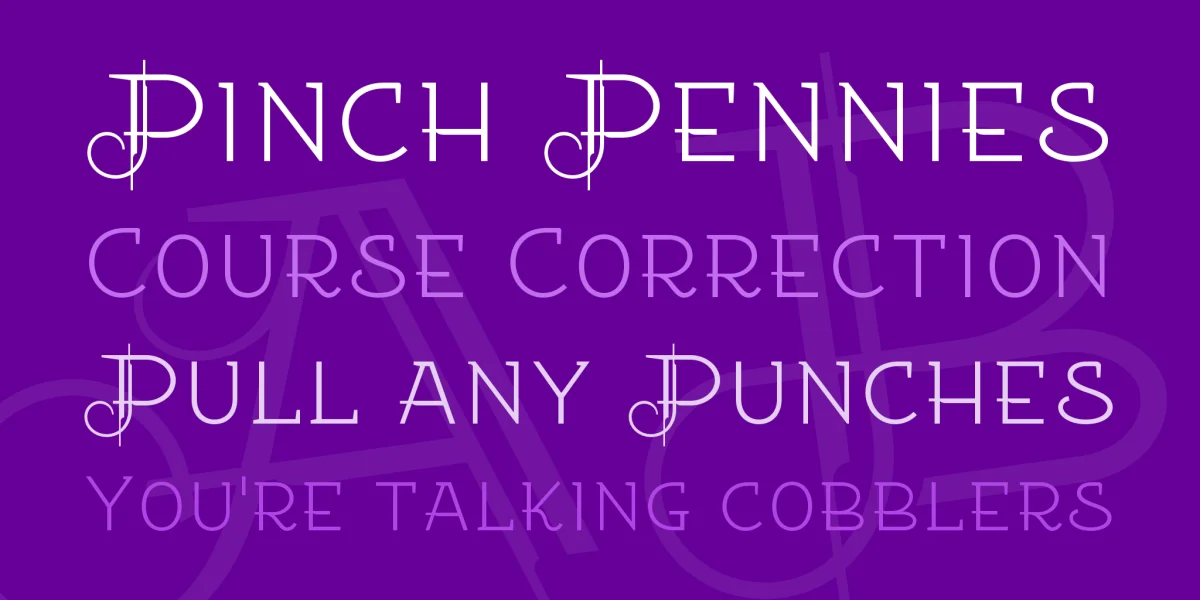 Etharnig Font Family preview 2