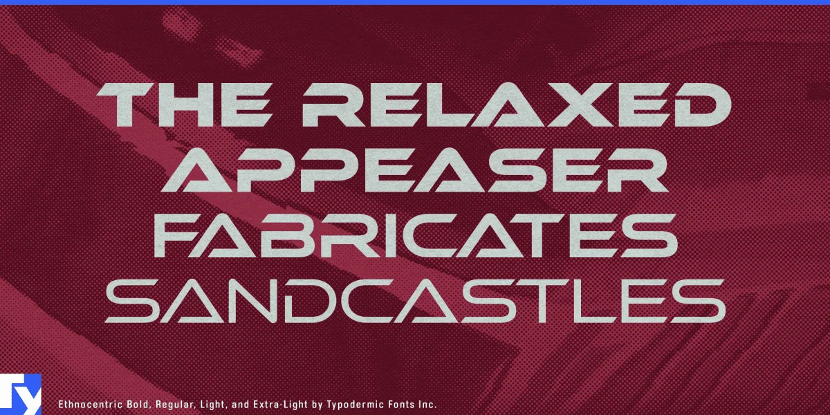 Ethnocentric Font preview 3