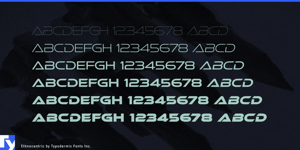 Ethnocentric Font preview 5