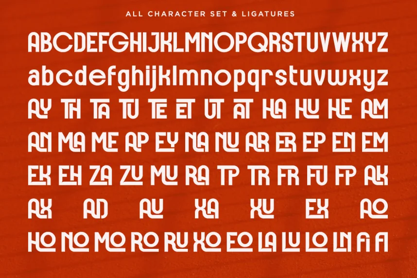Etrixo Font preview 5