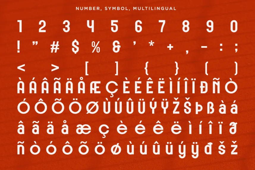 Etrixo Font preview 6