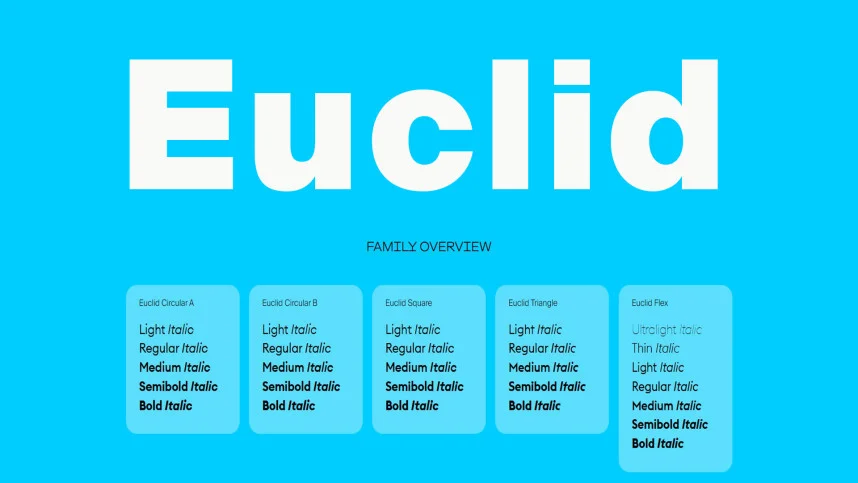 Euclid Font Family