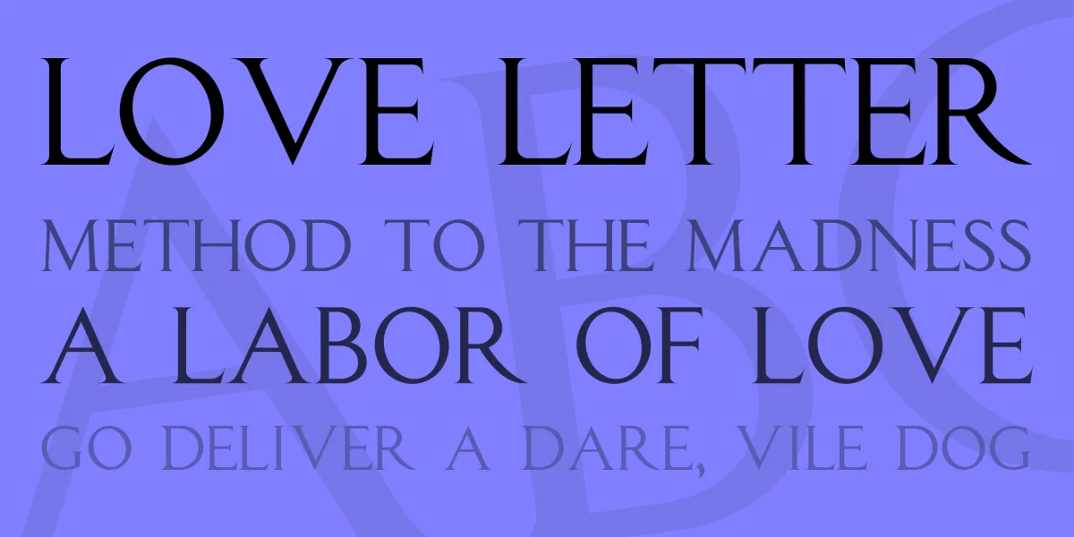 EUR42 Font preview 2