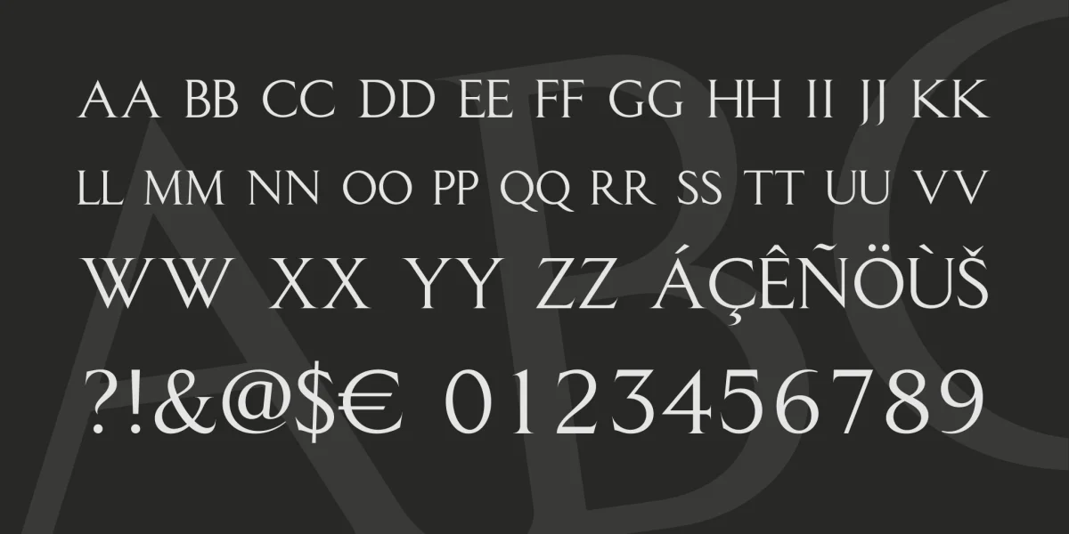 EUR42 Font preview 4
