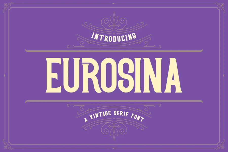 EUROSINA Font