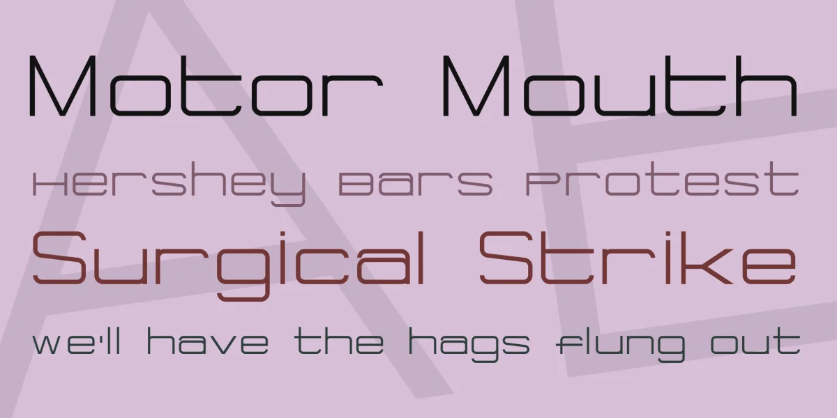 Eurosteal Font Family preview 2