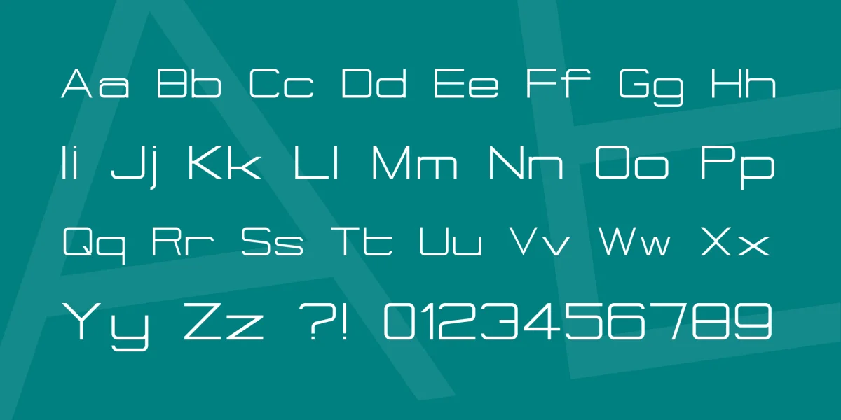 Eurosteal Font Family preview 4