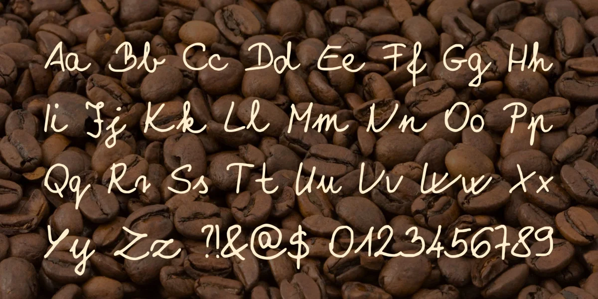 Evasdigiscript Font preview 4