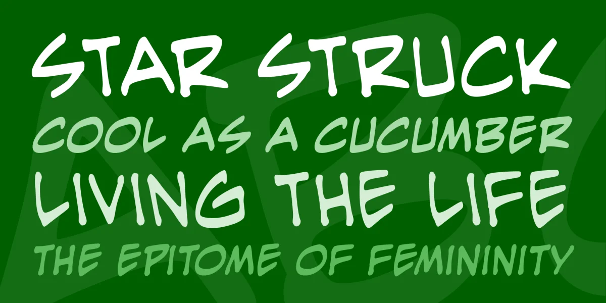 Evil Genius BB Font Family preview 2