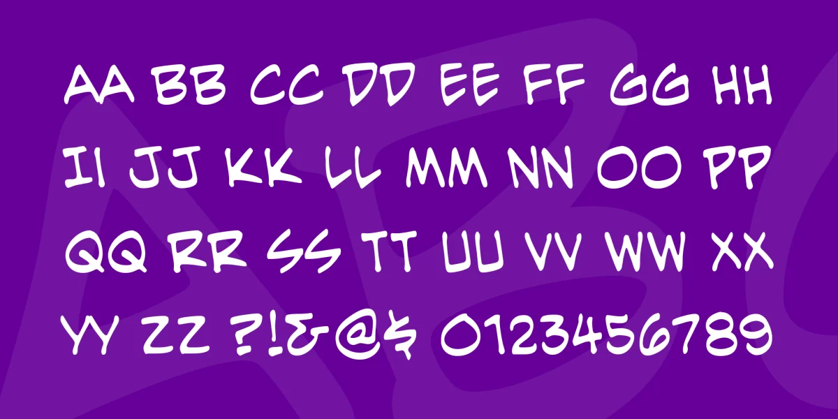 Evil Genius BB Font Family preview 4
