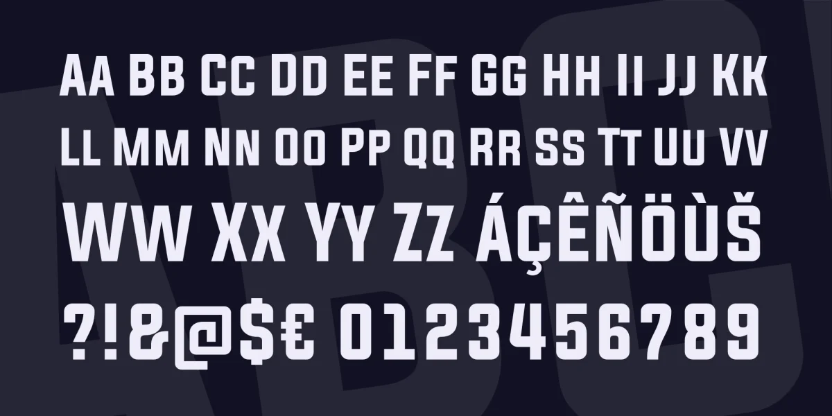 Evogria Font Family preview 5