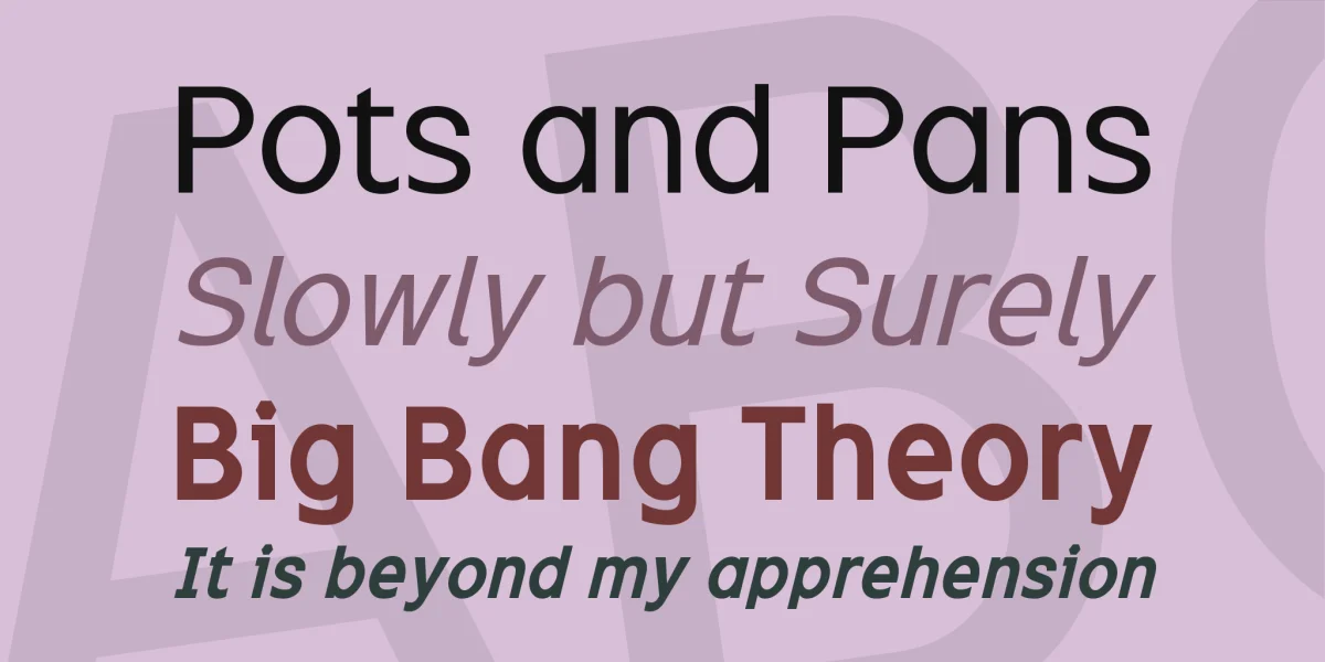 Excite Font Family preview 2