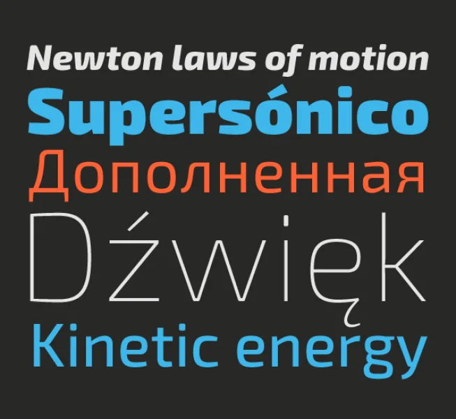 Exo 2.0 Font Family preview 11