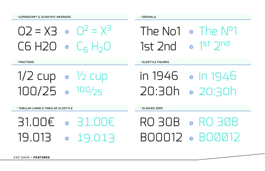 Exo Font Family preview 8