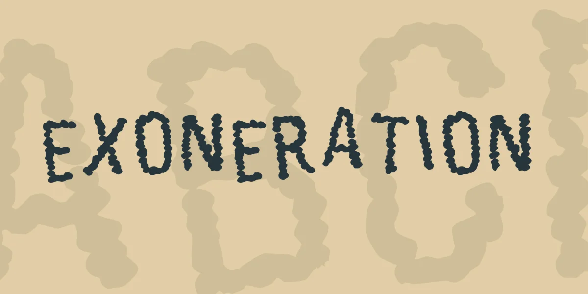 Exoneration Font