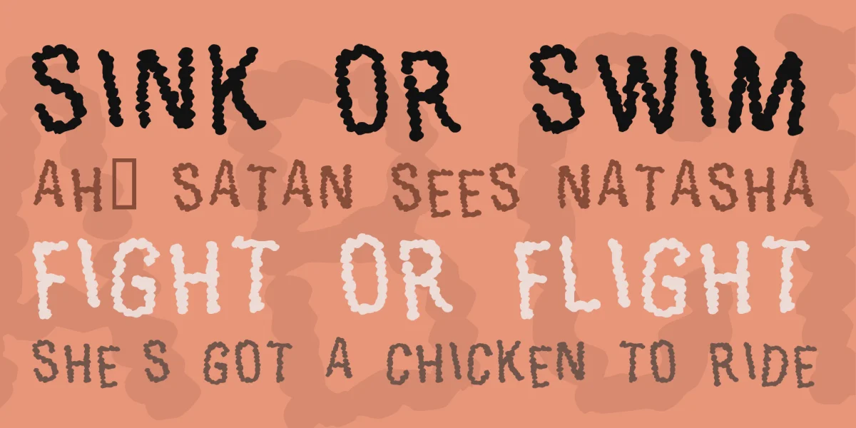 Exoneration Font preview 2