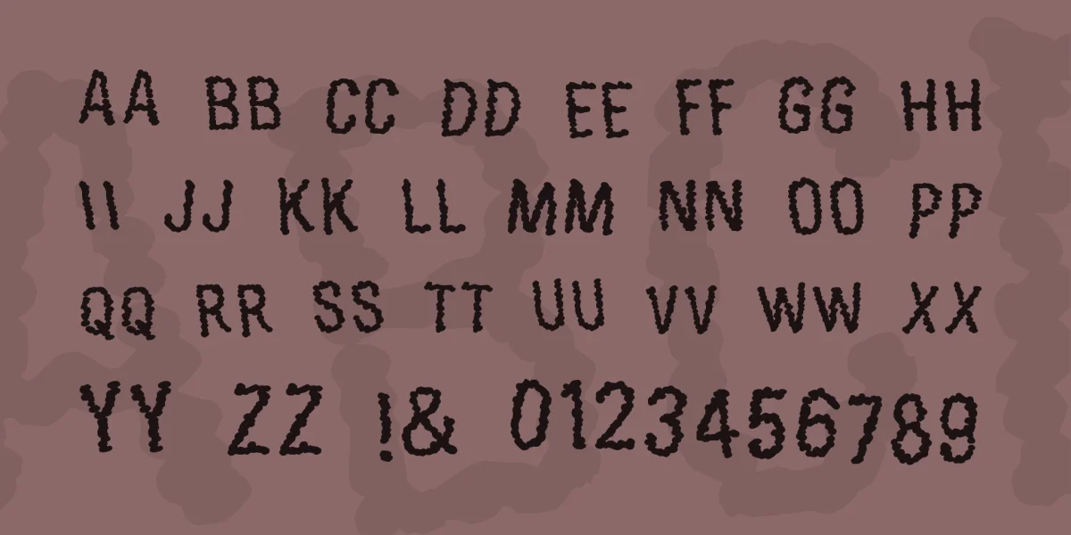Exoneration Font preview 4