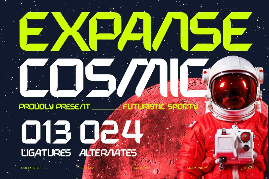 Expanse Cosmic Font