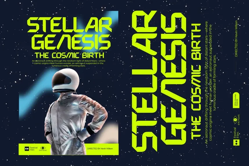 Expanse Cosmic Font preview 4