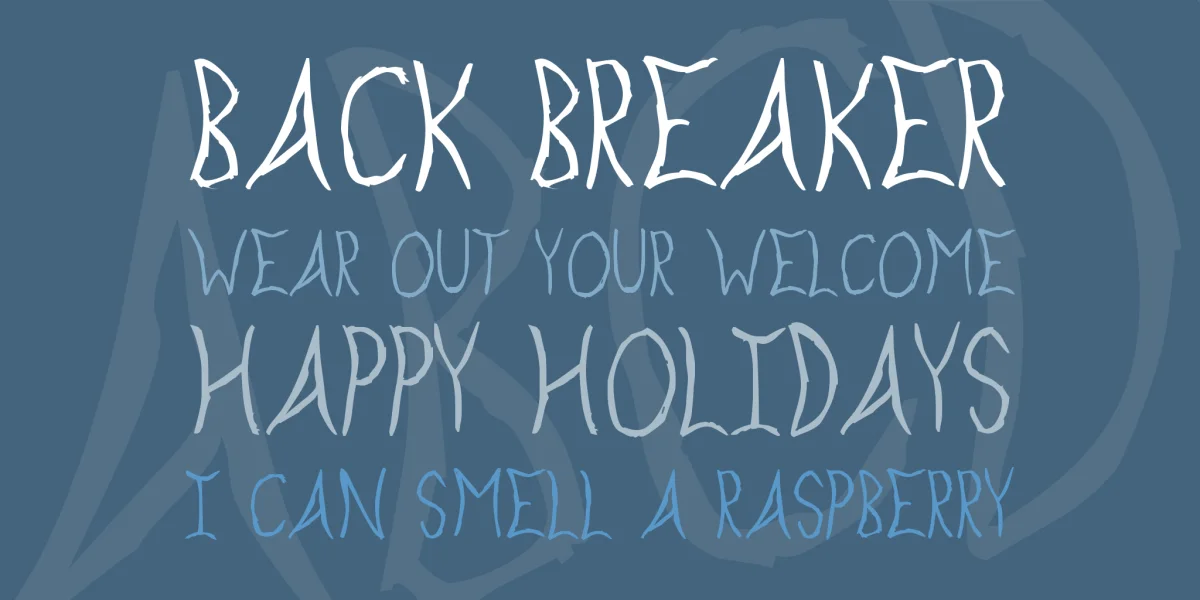 Exploding Sheep Font preview 2