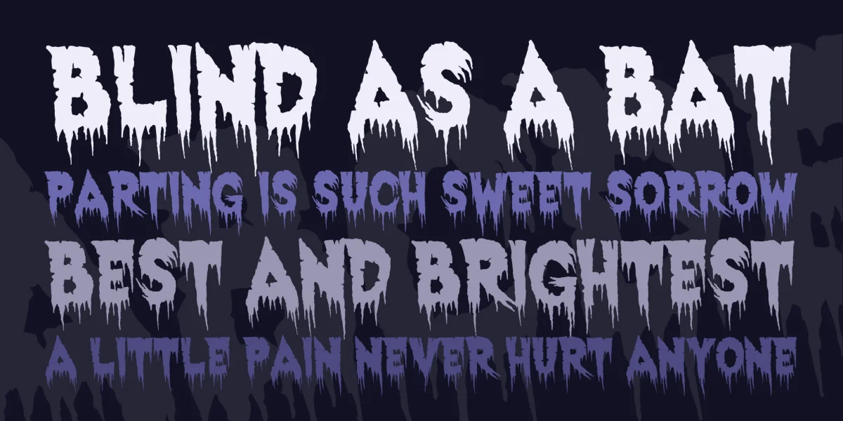 Exquisite Corpse Font preview 2